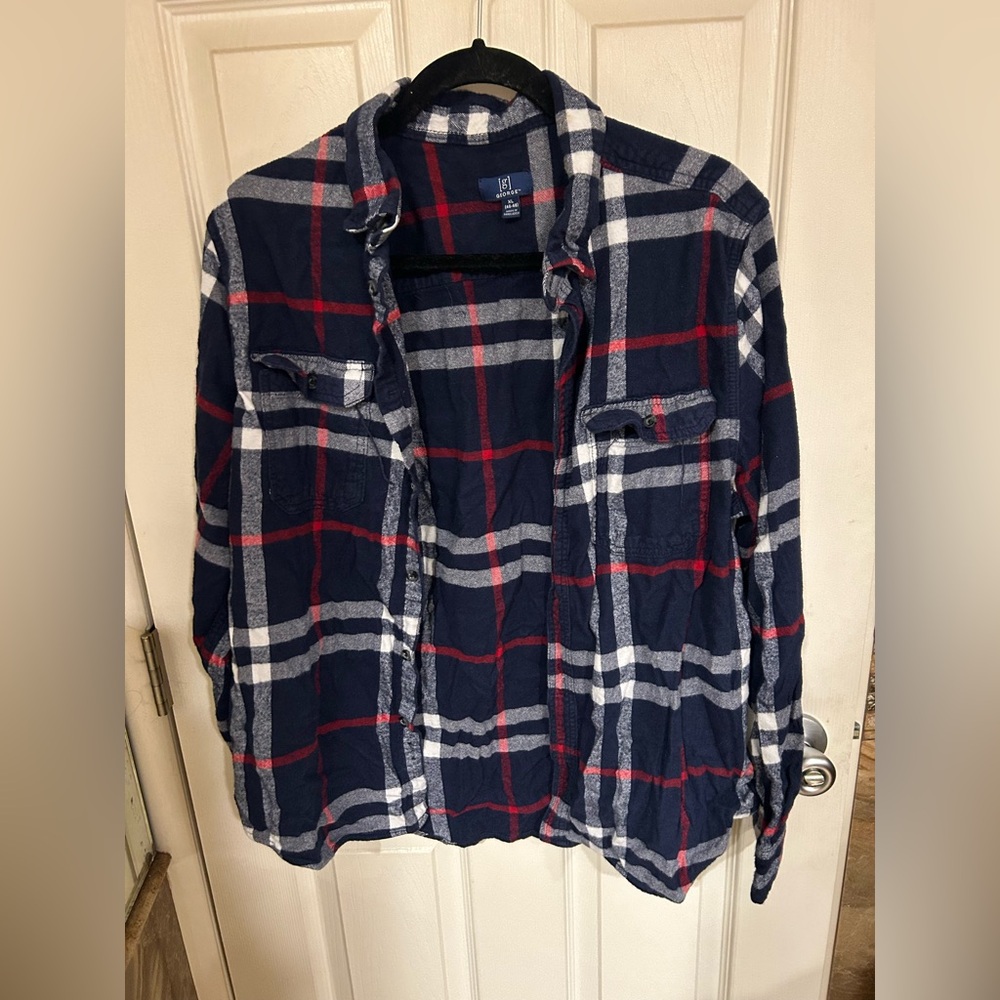 Blue Plaid Flannel